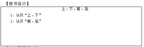 2018上半年小學(xué)數(shù)學(xué)教師資格證面試真題及答案：上、下、前、后板書設(shè)計(jì)