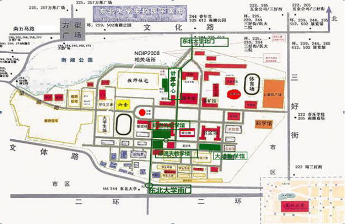 2018下半年沈陽軟考市內(nèi)考點(diǎn)地圖